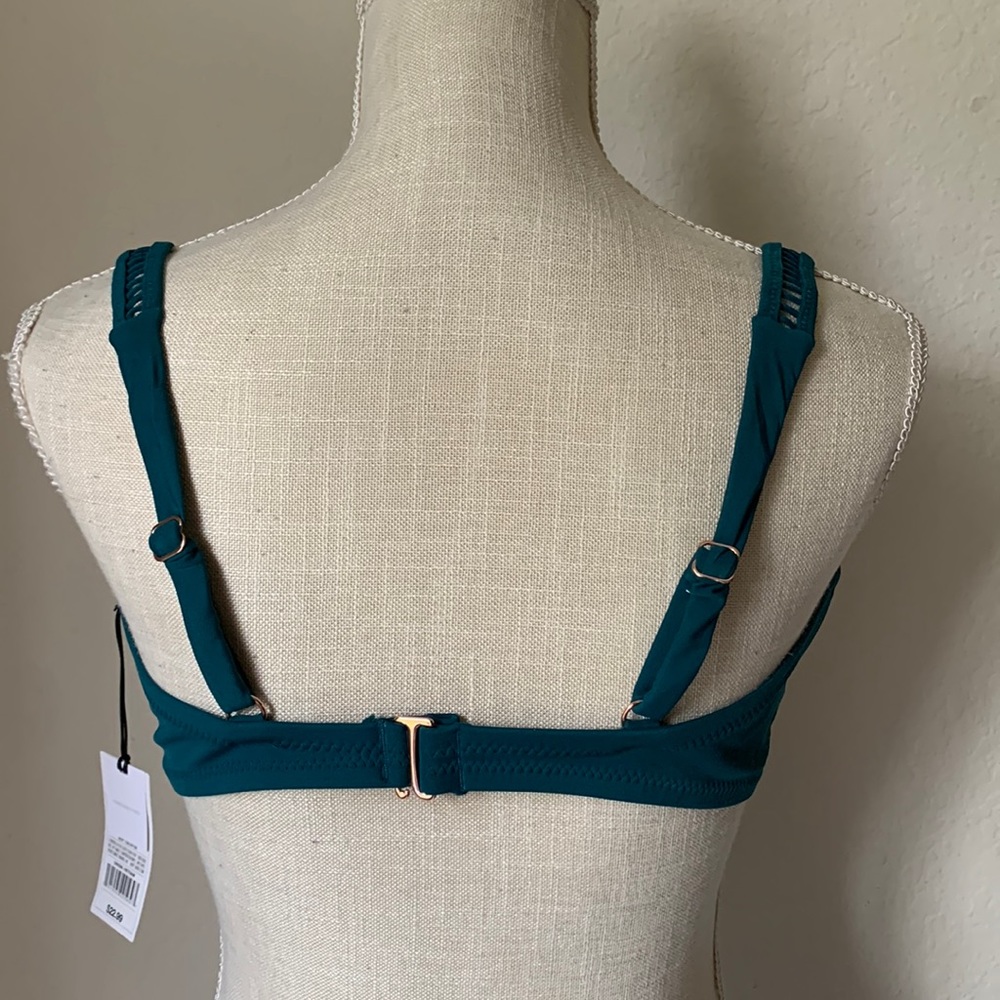 NWT SHADE & SHORE 2 pc. Bikini top & bottoms in Deep Teal - Size XL - Picture 6 of 16